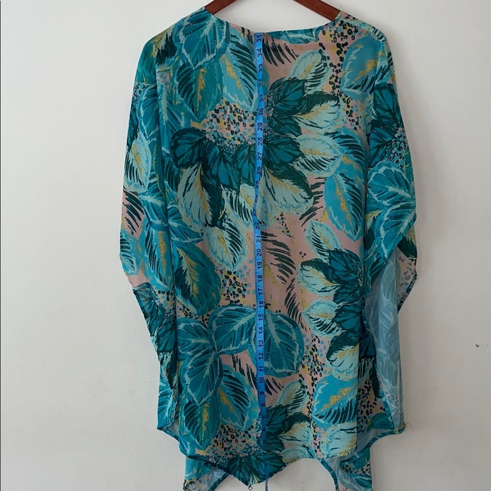 Floral Sheer Kimono Cardigan - Picture 6 of 6